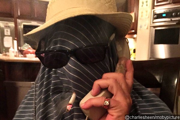 Charlie Sheen Announces He Is Quitting Twitter With Weird Pic: 'Go F**k Yourselves'