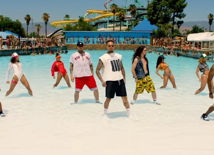 Chris Brown Hits Water Park for Epic Pool Party in 'Pills and Automobiles' Video
