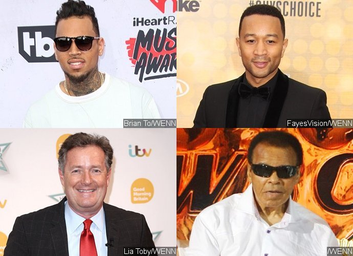 Chris Brown, John Legend Crush Piers Morgan on Twitter for Comments About Muhammad Ali