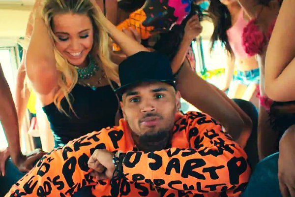 Chris Brown Rides Bus to Coachella in Deorro's 'Five More Hours' Music Video