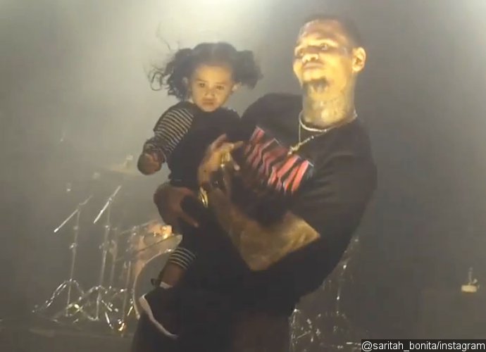 Cuteness Overload: Chris Brown's Daughter Royalty Joins Dad Onstage at L.A. Concert