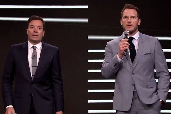 Video: Chris Pratt and Jimmy Fallon Team Up for 'Nonsense Karaoke'
