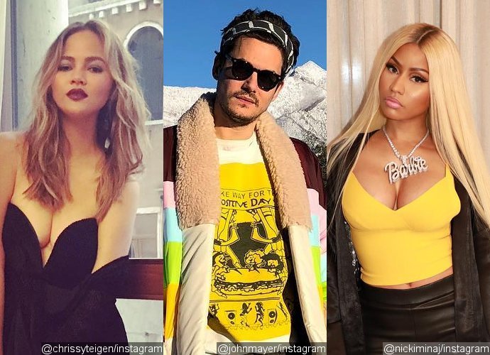 Chrissy Teigen Hilariously Trolls John Mayer With a Photoshopped Booty Pic of Nicki Minaj