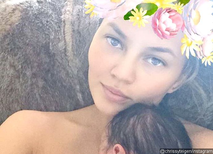 Chrissy Teigen's Daughter Luna Makes Her Snapchat Debut. See the Adorable Pic!