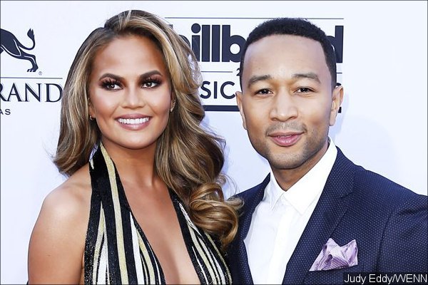 Chrissy Teigen Shows John Legend's Tour Rider, Calls Him 'Old Man'