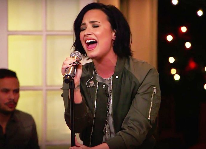 Demi Lovato Performs 'Stone Cold' at a Stranger's House for James Corden's 'Late Late Show'