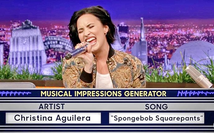 Demi Lovato Wows With Her Impressions of Cher, Fetty Wap, Christina Aguilera