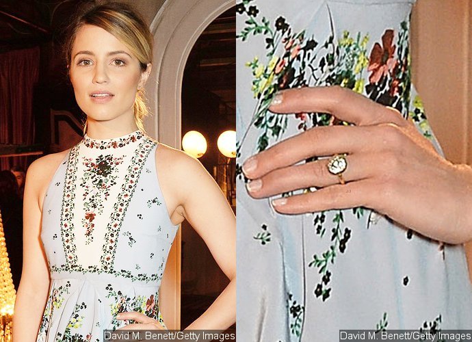 Dianna Agron Flashes Diamond Ring After Winston Marshall Engagement