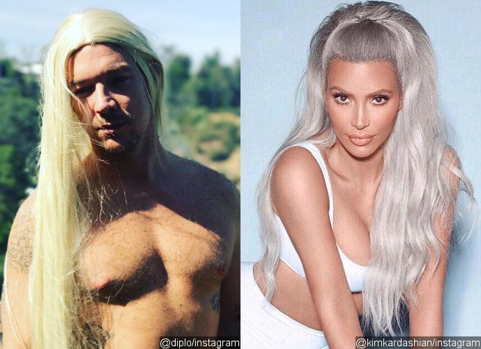 Diplo Transforms Into Kim Kardashian for Yeezy Campaign Spoof