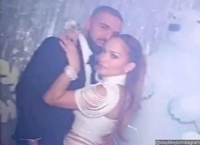 Drake Kisses Jennifer Lopez on the Lips at Prom-Themed Party
