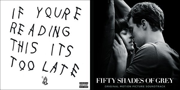 Drake's Surprise Project Blocks 'Fifty Shades of Grey' Soundtrack From Billboard 200's No. 1