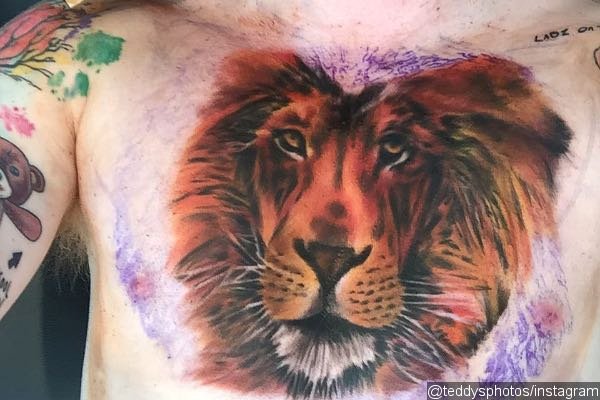 Ed Sheeran Unveils a Huge New Lion Tattoo