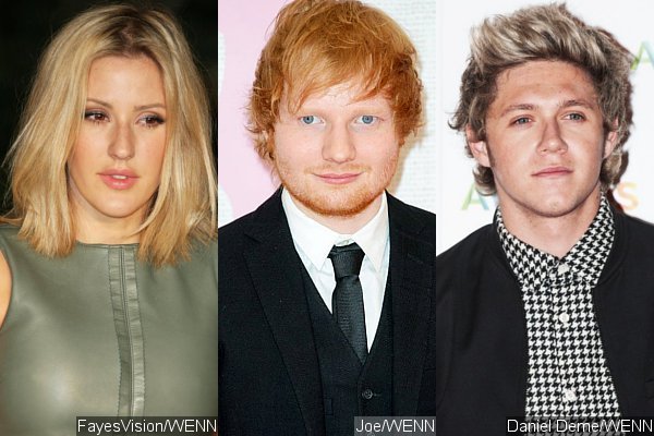 Ellie Goulding Denies Ed Sheeran, Niall Horan Love Triangle Rumors