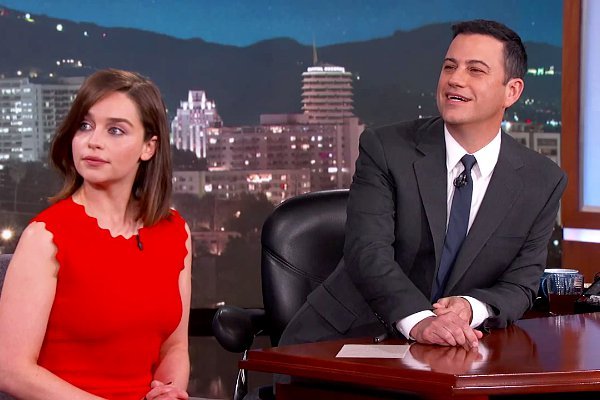 Emilia Clarke Asks 'Game of Thrones' Fans to Kill Each Other on 'Jimmy Kimmel Live!'