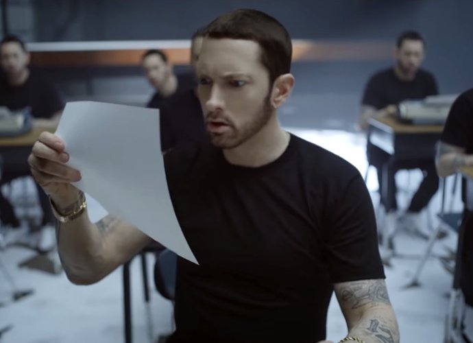 Eminem Goes Old School in Teaser for 'Walk on Water' Music Video