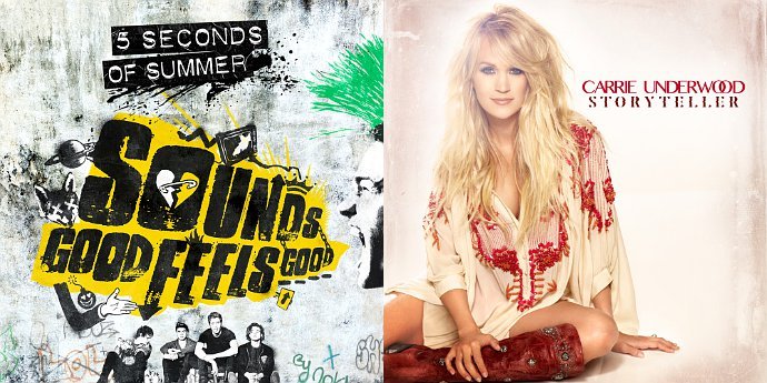 5 Seconds of Summer, Carrie Underwood Make History as They Lead Billboard 200