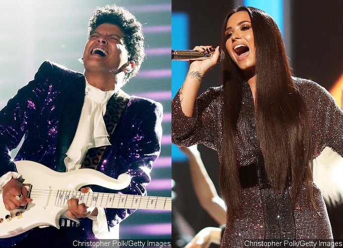 Grammy Awards 2017: Bruno Mars and The Time Honor Prince, Demi Lovato Pays Tribute to Bee Gees