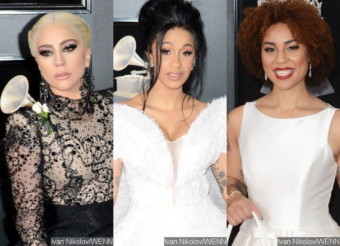 Grammy Awards 2018: Lady GaGa Goes Dramatic, Cardi B Is Angelic, Joy Villa Is Pro-Life on Red Carpet