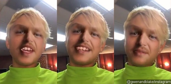 Gwen Stefani's Son Kingston Sings Blake Shelton's Song While Face-Swapping With Him