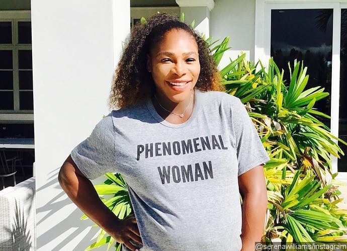 Heavily Pregnant Serena Williams Has Intense Gym Session