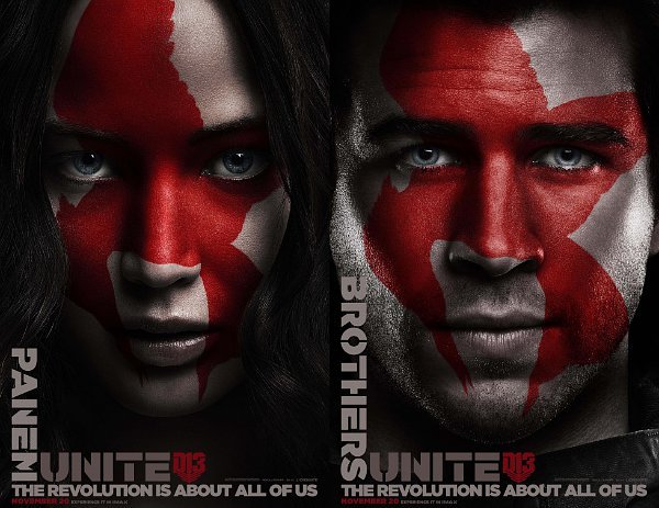 'Hunger Games: Mockingjay Part 2' New Posters: Katniss, Gale and Others Wear War Paint