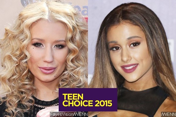 Iggy Azalea and Ariana Grande Lead Music Nominations at 2015 Teen Choice Awards