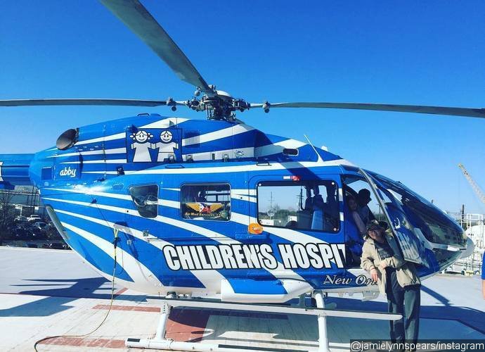Jamie Lynn Spears Takes Daughter Maddie Home From Hospital in Helicopter