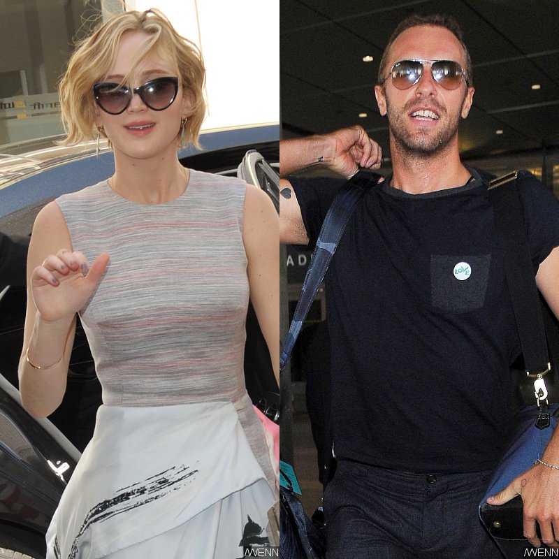 Jennifer Lawrence Supports Chris Martin at Coldplay's Show