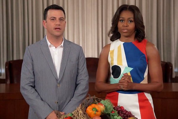 Video: Jimmy Kimmel Confuses Michelle Obama Healthy Eating Campaign With Profanity