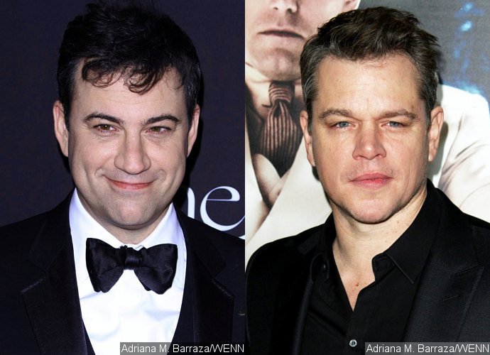 Jimmy Kimmel Will Try His Best to Keep Matt Damon Off Oscars' Stage