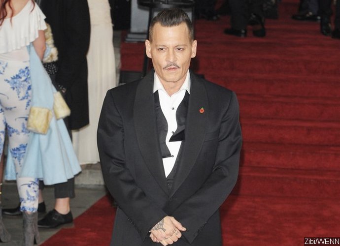Johnny Depp Looks Disheveled and Drunk on Red Carpet
