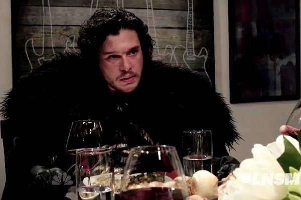 Video: Jon Snow Ruins the Mood at Seth Meyers' Dinner Party