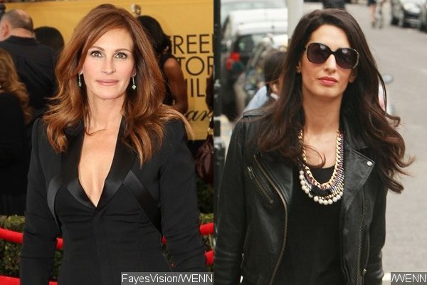 Julia Roberts Says She's 'Quite Enamored' of Amal Clooney
