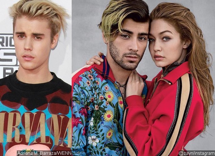 Too Cute! Justin Bieber Fanboys Over Zayn Malik and Gigi Hadid's Sexy Vogue Cover