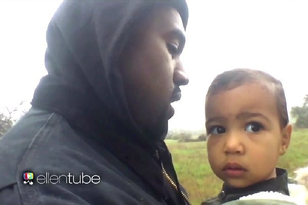 Kanye West Serenades Daughter North West in 'Only One' Music Video