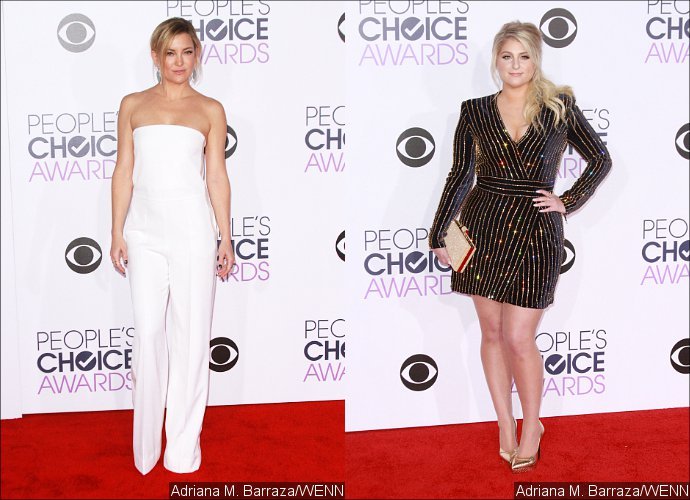 Kate Hudson, Meghan Trainor and More Stun on  Red Carpet of 2016 People's Choice Awards