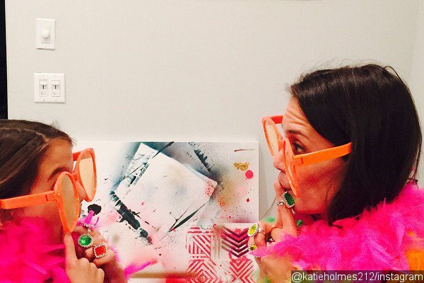 Katie Holmes and Daughter Suri Play Dress Up, Share Pics on Instagram