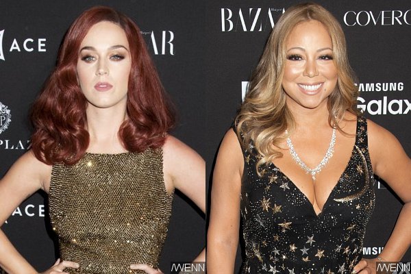 Video: Katy Perry Dedicates 'I Kissed a Girl' Performance at NYFW to Mariah Carey
