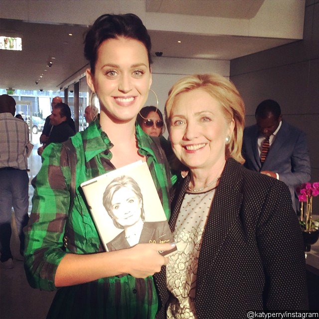 Katy bersama Hillary Clinton/Katy Perry Instagram©