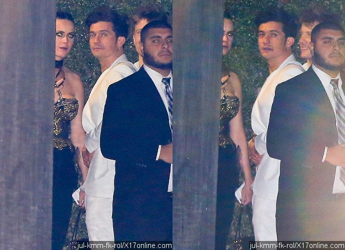 Katy Perry Partying With Orlando Bloom at Grammy Bash