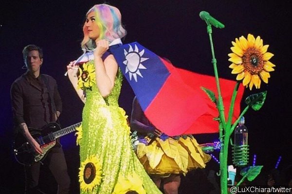 Katy Perry's Outfit at Taipei Concert Draws Political Controversy