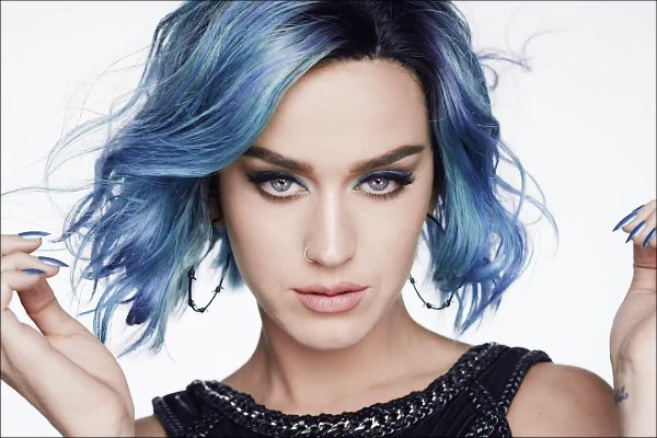 Katy Perry Sports Colorful Make-Up and Wigs in New Covergirl Ad