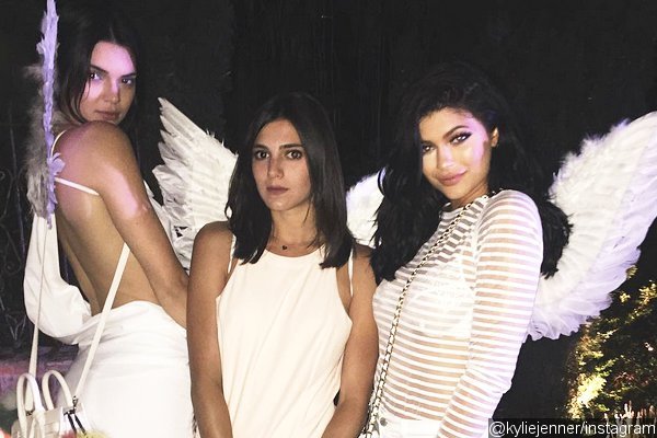 Kendall and Kylie Jenner Dressed Like Angels at Best Friend's Dinner Party