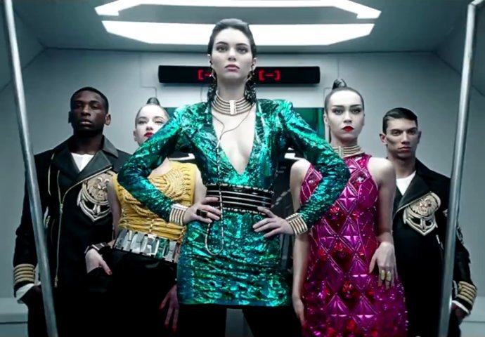 Kendall Jenner Has Dance-Off in Futuristic Balmain Music Video