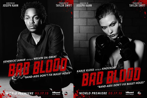 Kendrick Lamar and Karlie Kloss Join Taylor Swift's 'Bad Blood' Video