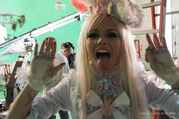 New Official Pictures of Kerli's 'Tea Party' Music Video