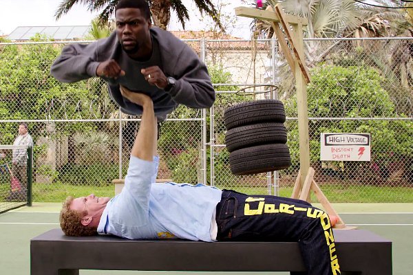 Kevin Hart Prepares Will Ferrell Before Serving in Prison in 'Get Hard' Trailer