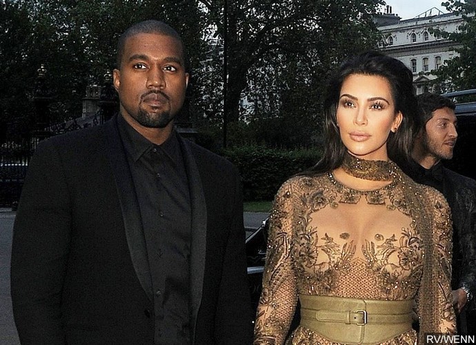 Kim Kardashian and Kanye West Attend Funeral for His Nephew