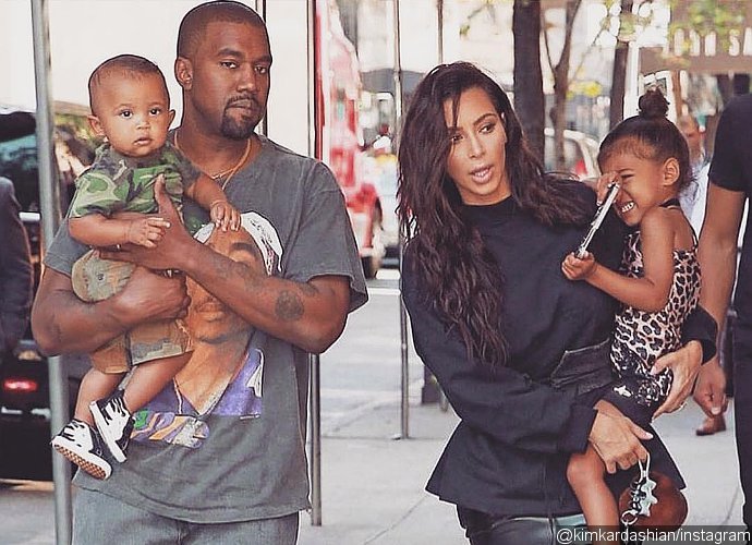 Kim Kardashian and Kanye West Bring Kids to Super Bowl Party Amid Marital Problem Rumors