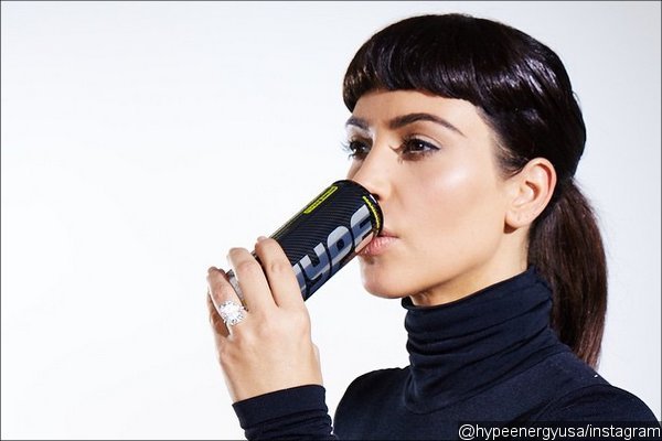 Kim Kardashian Channels Audrey Hepburn and Marie Antoinette in HYPE Energy Ads